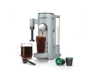 Single-Serve Pods & Grounds Specialty Coffee Maker Glacier Blue