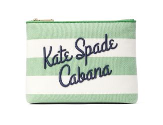 Cabana Canvas Pouch - Green Multi