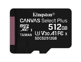 512GB Canvas Select Plus UHS-I microSDXC Memory Card with SD Adapter
