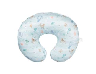 Boppy Premium Original Support Nursing Pillow Cover Blue Ocean