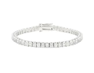 Princess Cut Cubic Zirconia Tennis Bracelet