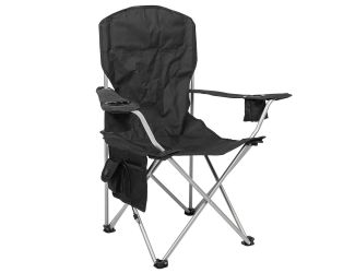 Deluxe Heated Folding Quad Chair