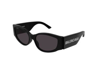 Womens Oval Sunglasses-Black
