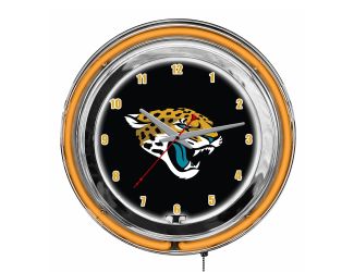 Jacksonville Jaguars 14" Neon Clock