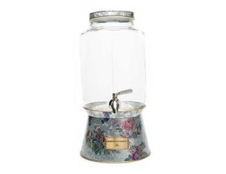 Flower Market Galvanized Beverage Dispenser