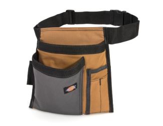 5 Pocket Single Side Tool Pouch: Tan
