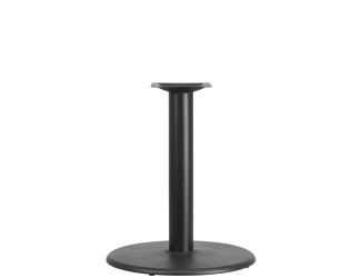 24" Round Restaurant Table Base with 4" Dia. Table Height Column