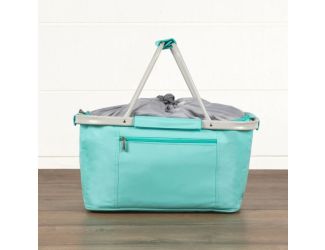 Metro Basket Collapsible Cooler Tote - Teal