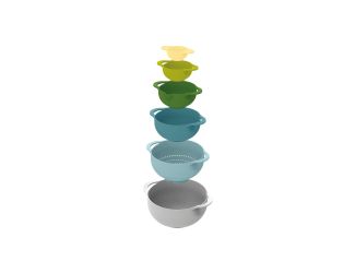 Duo 6pc Food Preparation Bowl Set Opal