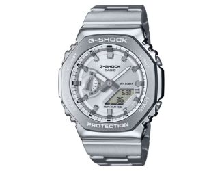 Mens 2100 G-Shock Octagon G-Steel Stainless Steel Watch