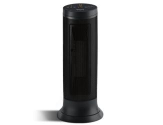 Slim Ceramic Tower Whole Room Heater Black
