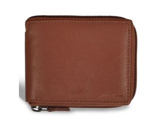 Onyx Leather Zip Around Wallet Size 4.5"x3.5"