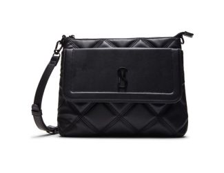 BSTART East West Quilted Crossbody - Black