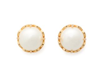 That Sparkle Studs - White/Gold