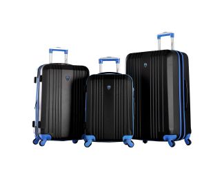 Apache II 3-piece Expandable Hardcase Spinner Set Black/Blue