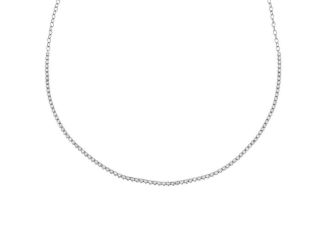 Thin Diamond Tennis Choker 14K Size 16"