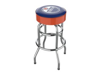 Edmonton Oilers Chrome Bar Stool