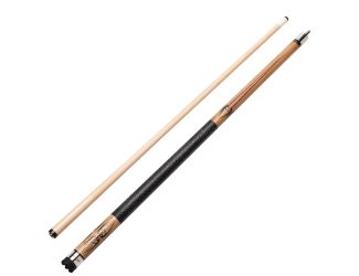 Viper Sinister Series Cue with Black/White Wrap and Brown Stain 19OZ