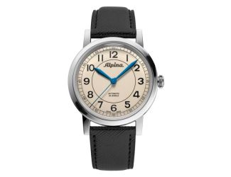 Men's Heritage Collection Swiss Automatic Black Leather Strap Watch