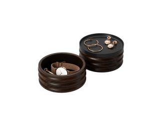 Tesora Wood Storage Box Blk/Wal