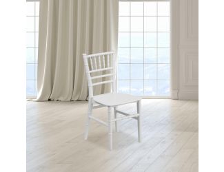 Child's Classic Resin Chiavari Chair for All Occasions in White