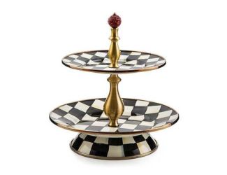 Courtly Check Two Tier Sweet Stand