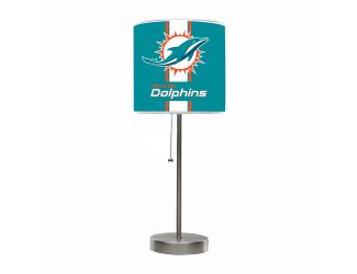 Miami Dolphins Chrome Lamp