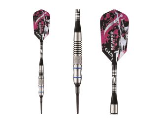 Viper Grim Reaper Tungsten Soft Tip Darts Blue Rings 18 Grams