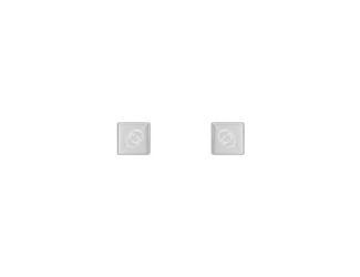 Gucci Tag Silver Earrings