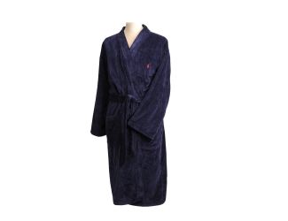 Navy Cotton Robe Size L/XL