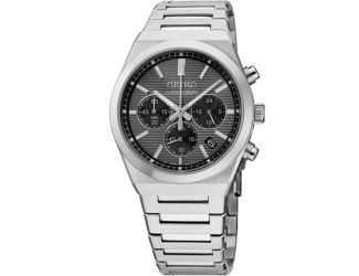 Essentials SS Quartz Chronograph Gray Dial