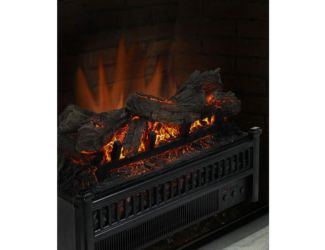 Electric Log Insert with Heater