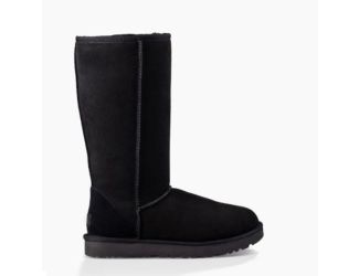 Womens Classic Tall Boot-Black-11