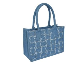 Gwen Basketweave Hand Tote Bag