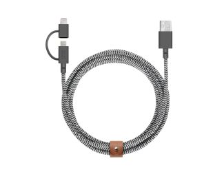 Belt Cable Universal 6.5ft 3-in-1 Charging Cable Zebra
