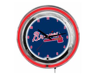 Atlanta Braves 14" Neon Clock