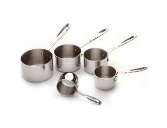 Stainless Steel 5-Piece Measuring Cup Set