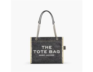 The Denim Chain Medium Tote Bag