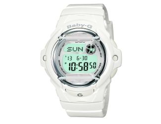 Ladies Baby-G Gloss White Jelly Digital Watch
