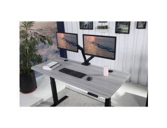 K Series 60" Standing Desk with Rectangular Top - Grey