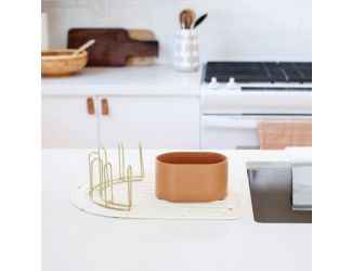 Boon Arc Modular Drying Rack with Silicone Drying Mat
