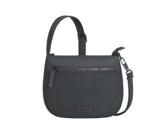 Metro Anti-Theft Saddle Crossbody Gray Heather