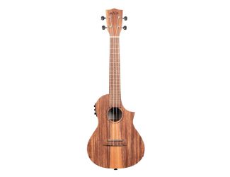 Teak Tri-Top Concert Ukulele w/ Cutaway & EQ