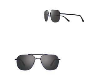 Logan Satin Navy Graphite