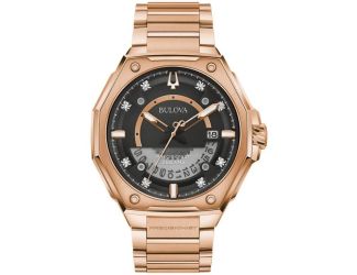 Men's Precisionist X Rose Gold Tone SS Bracelet Watch
