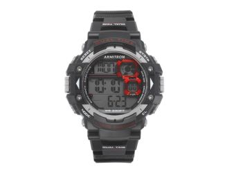 Men's Chronograph Sport Watch - Black/Red
