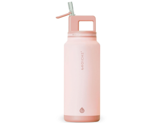 GROSCHE ALPINE Flip n' Sip 40 oz Stainless Steel vacuum insulated flask - Rose Pink